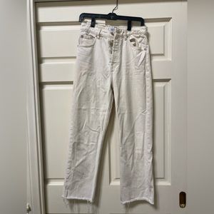 Zara white jeans